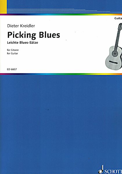 Kreidler, Dieter: Picking Blues, easy Blues pieces for guitar solo, sheet music