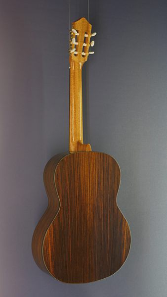 Lacuerda 65 P, Konzertgitarre mit massiver Zederndecke, klassische Gitarre, Rückseite