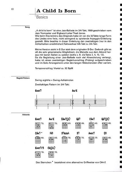 Langer, Michael: Acoustic Jazz Guitar Solos, sheet music, sample