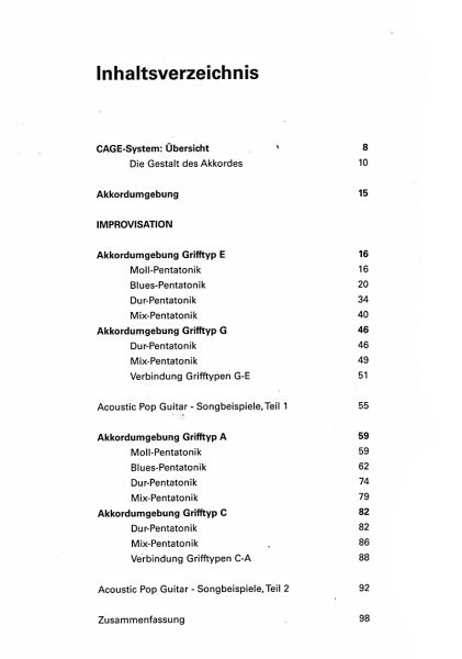 Langer, Michael: Acoustic Guitar Soloing, introduction to improvisation and arrangement on the guitar content