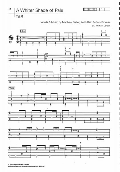 Langer, Michael: Acoustic Pop Guitar Solos Bd. 4, für Gitarre solo und Songbook für Begleitung, Noten und Tabulatur Beispiel