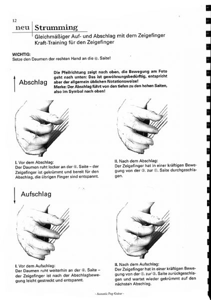 Langer, Michael: Acoustic Pop Guitar 1 - Gitarrenschule für Songbegleitung Noten Beispiel