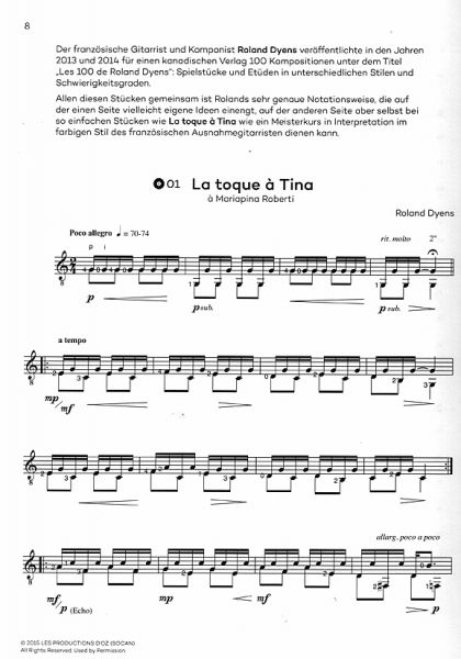 Langer, Michael, Neges, Ferdinand: Play Guitar in Concert, sheet music sample