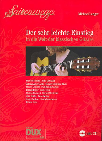 Saitenwege, der sehr leichte Einstieg by Michael Langer, Guitar pieces from 5 centuries, sheet music