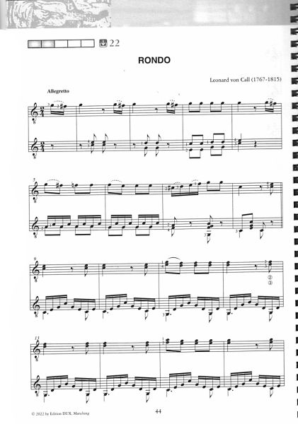 Langer, Michael: Saitenwege for 2 guitars volume 1, sheet music for guitar duo (+ online audio) sample