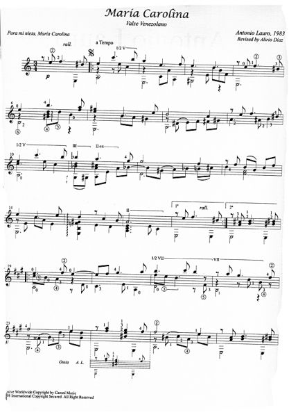 Lauro, Antonio: Works for Guitar Vol. 4, sheet music sample