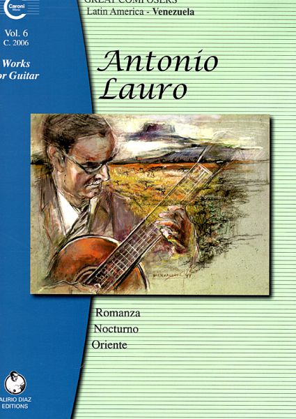 Lauro, Antonio: Works for Guitar Vol. 6 - Romanza, Nocturno, Oriente, Gitarrennoten, Noten für Gitarre