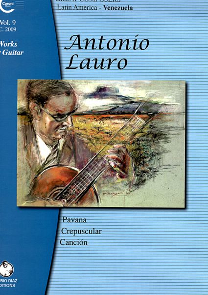 Lauro, Antonio: Works for Guitar Vol. 9 - Panvana, Crepuscular, Canción, Gitarrennoten, Noten für Gitarre