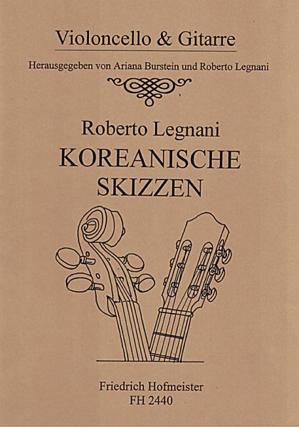 Legnani, Roberto: Koreanische Skizzen für Cello und Gitarre, Noten