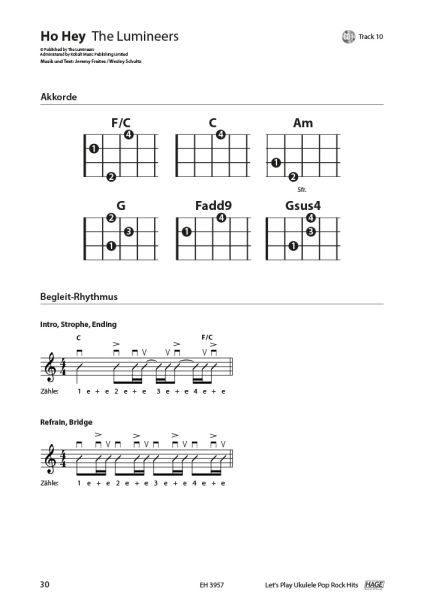 Schusterbauer, Daniel: Let`s Play Ukulele Songbook sample