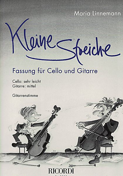 Linnemann, Maria: Kleine Streiche for Cello and Guitar, easy pieces, sheet music