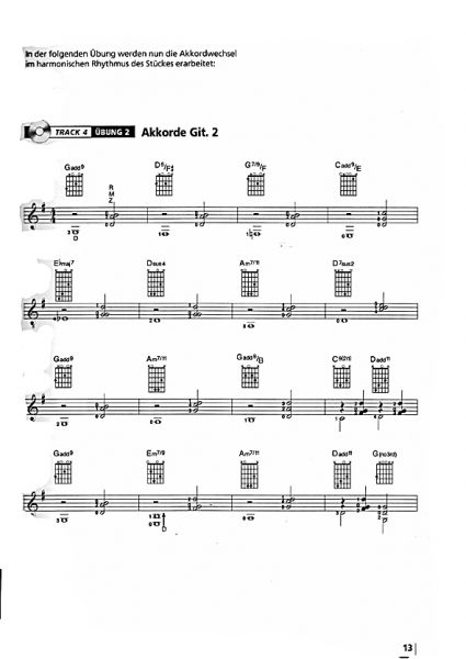 Nünning. Eddie: Groovin` Christmas, for guitar solo and duo, sheet music sample