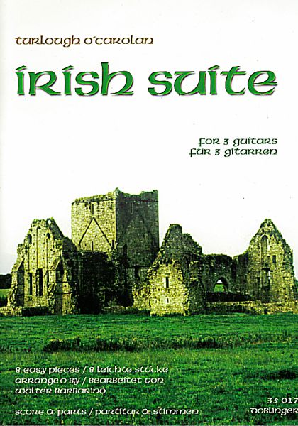 O`Carolan, Turlough: Irish Suite for 3 Guitars or Guitar ensemble, sheet music