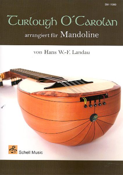Landau, Hans W.F.: Turlough O`Carolan für Mandoline solo, Irische Musik, Noten und Tabulatur