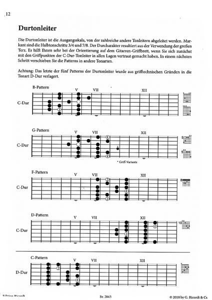 Payr, Fabian: Finger Fitness - Skales, Technique for Guitar sample