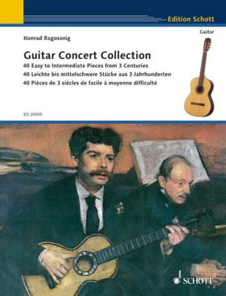 Ragossnig, Konrad: Guitar Concert Collection, 40 Stücke aus 3 Jahrhunderten für Gitarre solo, Noten