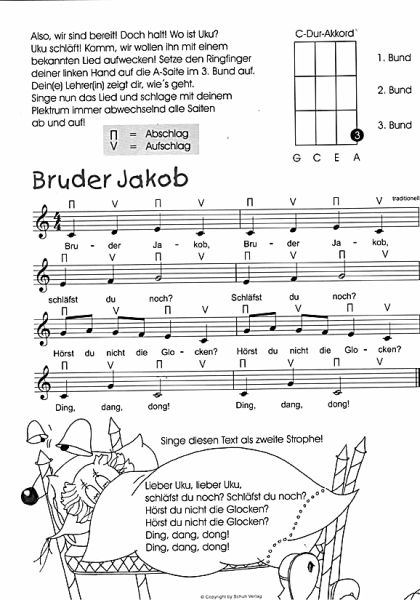 Rube, Martin: Die Ukulelenschule für Kinder im Vor- und Grundschulalter Beispiel