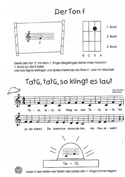 Rube, Martin: Die Ukulelenschule - Ukulele Method for Kids, sample