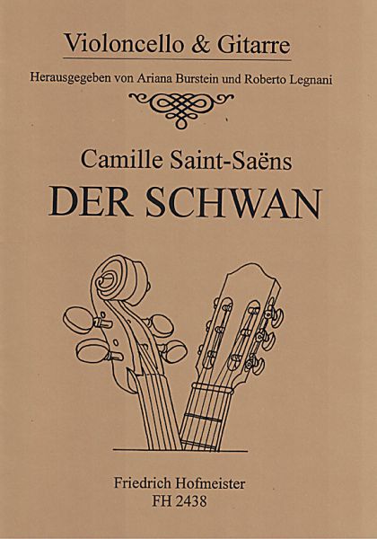 Saint-Saens, Camille: Der Schwan - Le Cygne für Cello und Gitarre, Noten