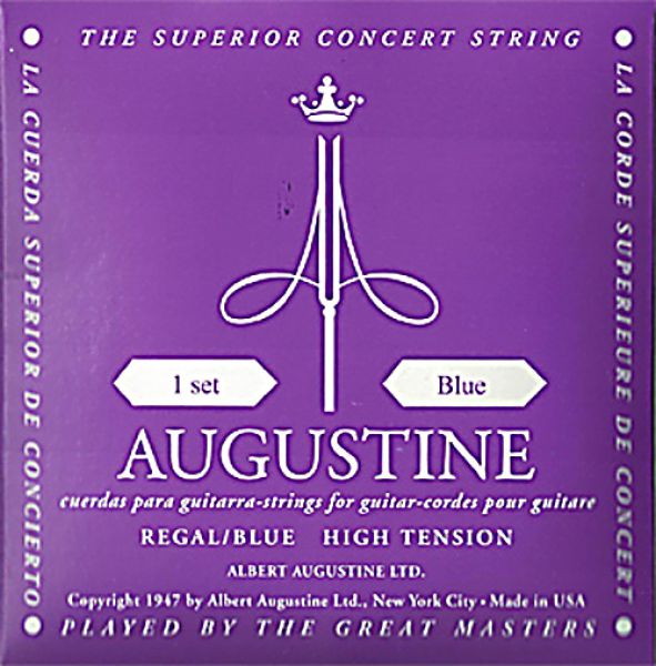 Strings Augustine regal blue, extra high tension