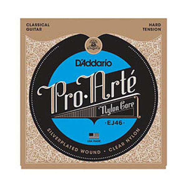 Strings for Classical Guitar D`Addario EJ46, Nylon, hard tension