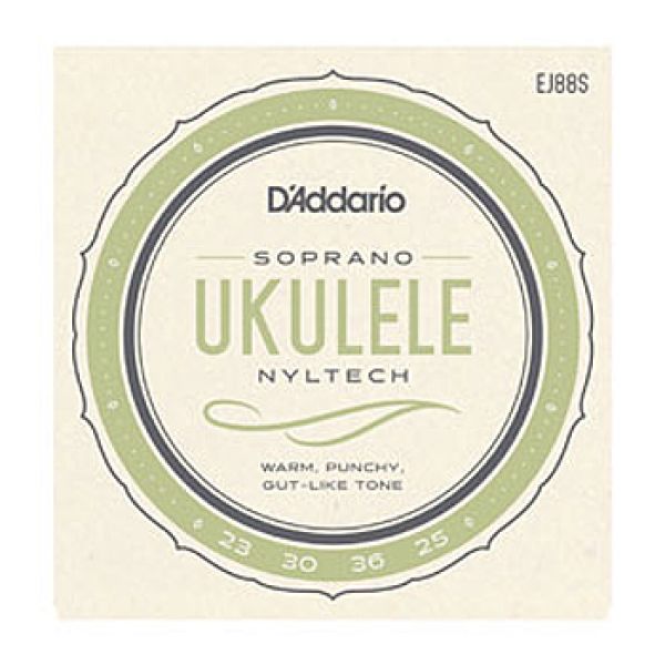 Ukulele-Strings D`Addario EJ88S Nyltech, for Soprano Ukulele