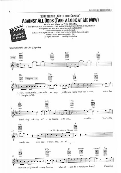 Saure, Volker: Kino Hits - Cinema Hits Vol. 2 for guitar solo, sheet music sample