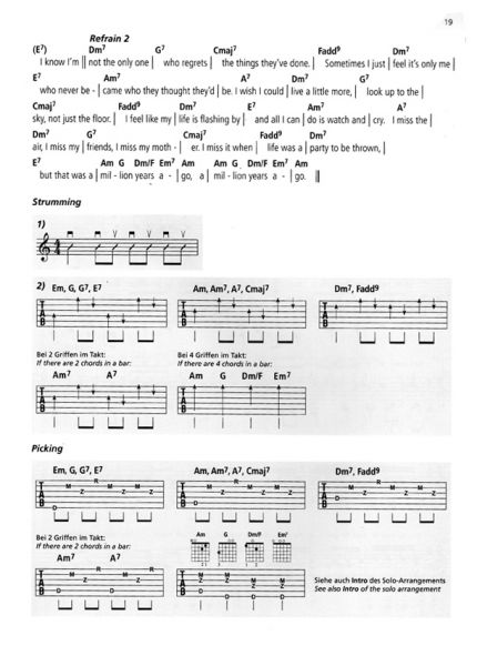 Scherler, Beat: Best of Pop & Rock light Vol. 2, guitar sheet music, sample