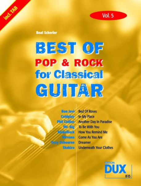 Scherler, Beat: Best of Pop and Rock for Classical Guitar Vol. 5