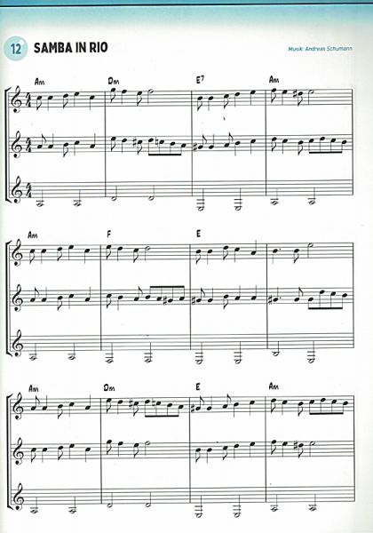 Schumann, Andreas: Kati`s Gitarrenschule, Spielbuch 1 mit Popsongs, mit CD, Noten Beispiel