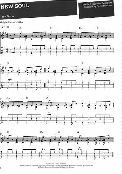 Sounds good on Ukulele - Songbook für Ukulele solo in Noten und Tabulatur Beispielb
