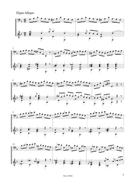 Vivaldi, Antonio: Sonate g minor for Cello and Guitar, sheet music sample