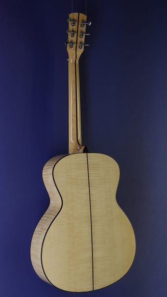 You`s L140 E  Acoustic Guitar with Pickup, 46 mm nut width, spruce, maple, back view