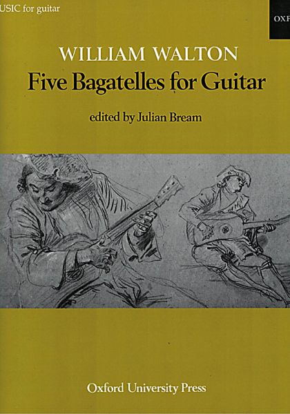 Walton, William: Five Bagatelles für Gitarre solo, Noten