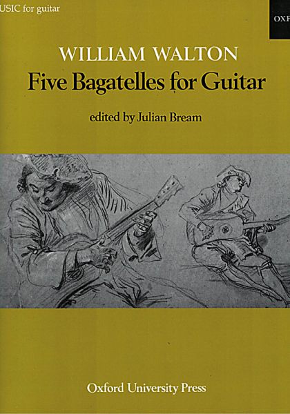 Walton, William: Five Bagatelles for Guitar solo, sheet music