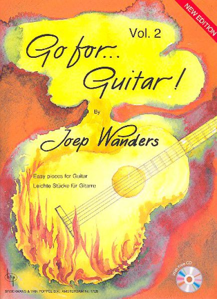 Wanders, Joep: Go for Guitar Vol. 2, easy pieces for guitar solo, sheet music