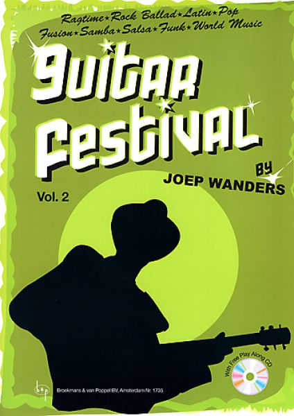 Wanders, Joep: Guitar Festival 2, leichte bis mittelschwere Stücke für Gitarre solo, Noten