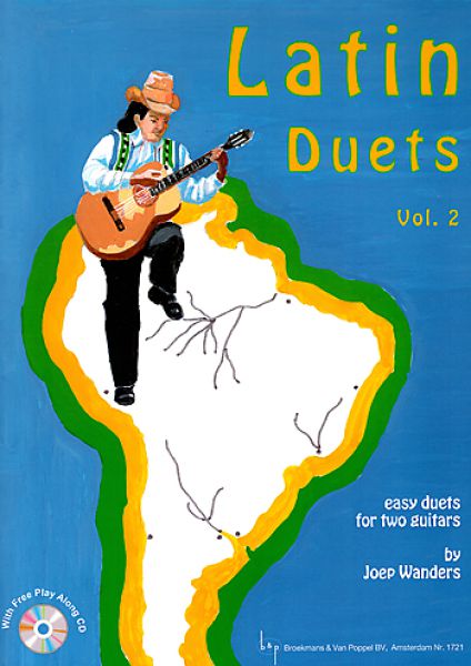 Wanders, Joep: Latin Duets Vol. 2, Südamerikanische Stücke für 1-2 Gitarren