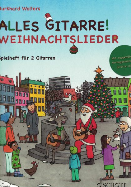 Wolters, Burkhard: Alles Gitarre! - Weihnachtslieder für 1-2 Gitarren, Noten