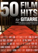 50 Filmhits - Moviel Themes for guitar solo, sheet music